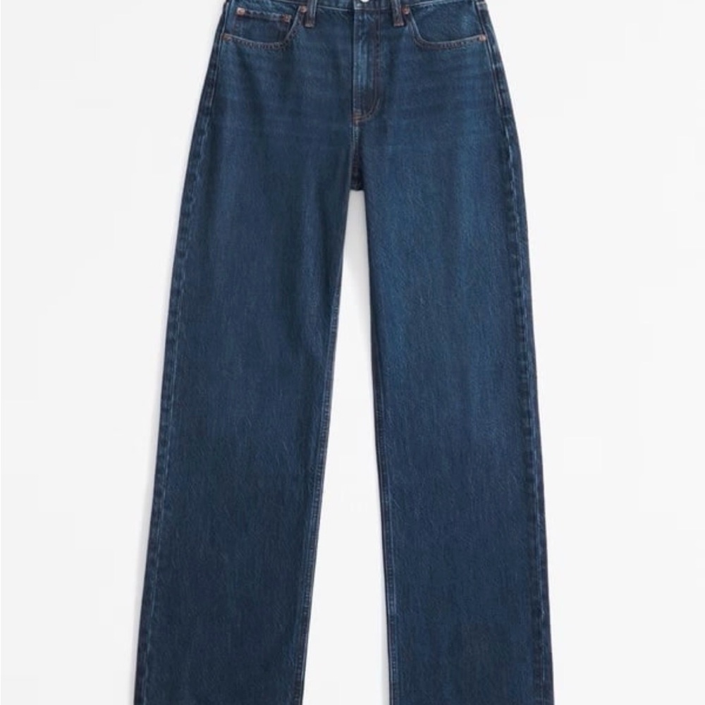 Abercrombie & Fitch Curve Love High Rise Loose Jean
